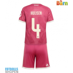 Billiga Real Madrid Dean Huijsen #4 Tredjeställ Barn 2026-27 Kortärmad (+ Korta byxor)